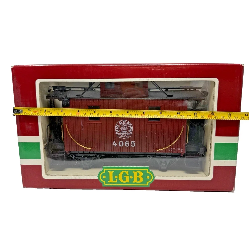 LGB Rio Grande Caboose 4065 Scale Train Car Made in Germany New in Box